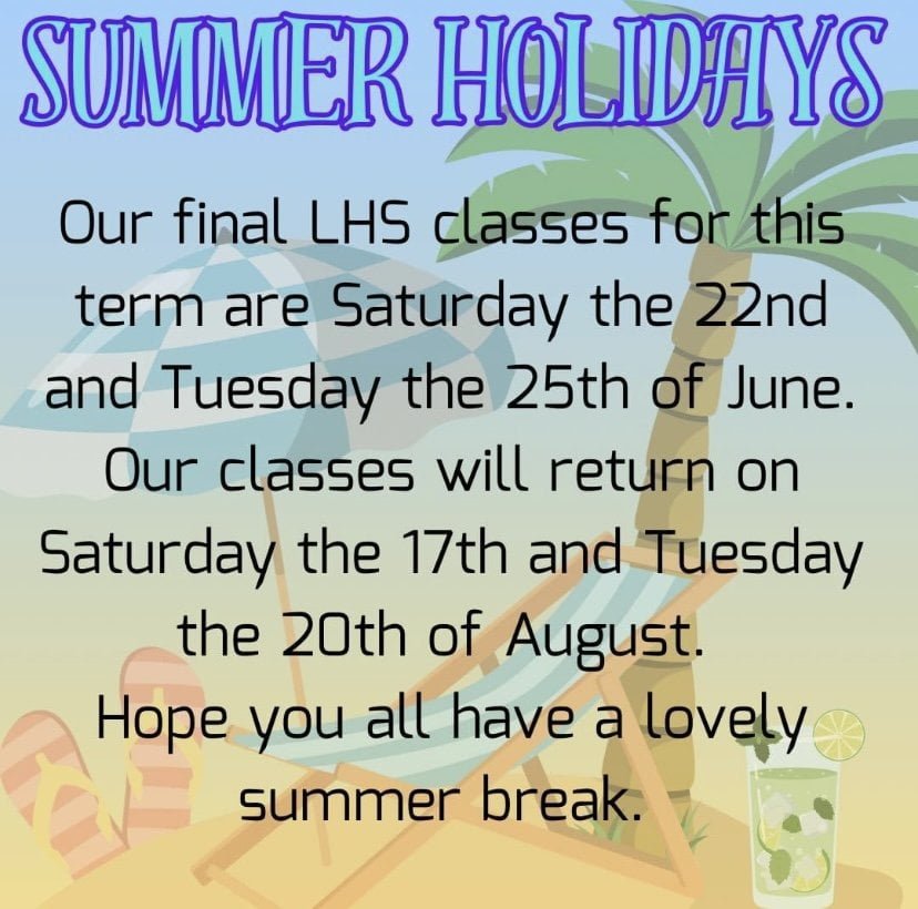 Summer Break 2024 – Larbert High Classes