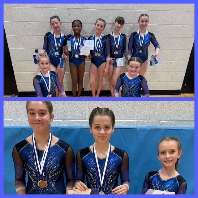 Gymnasts Soar at Saltire